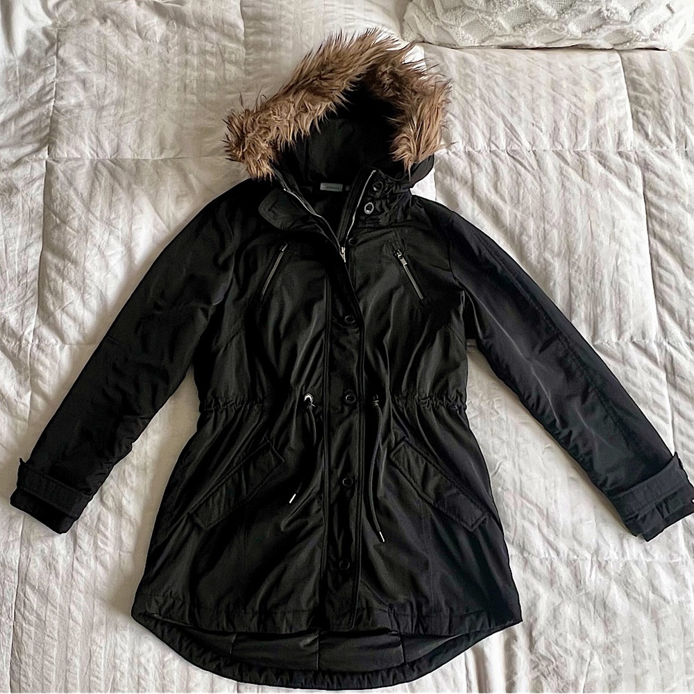 Athleta Primaloft Peak Parka Jacket, Black, Size XL, #592618